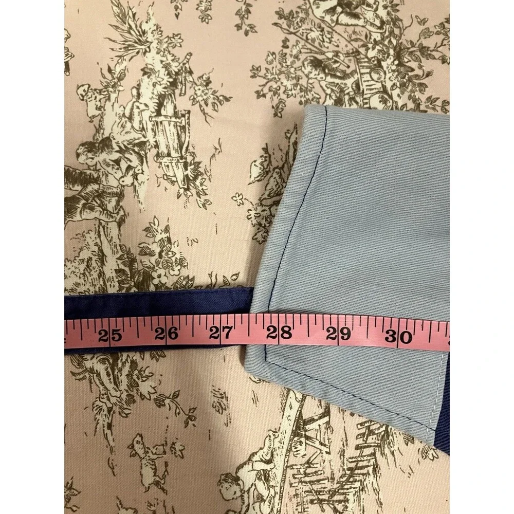 Gardening Apron With Front Pocket 100% Cotton Adjustable Length, Back Ties